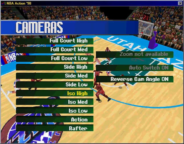 NBA Action 98 screenshot 5 for Sega Saturn